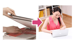 パソコンから送信する方法