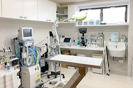 石田ようこ 犬と猫の歯科クリニック『処置室』